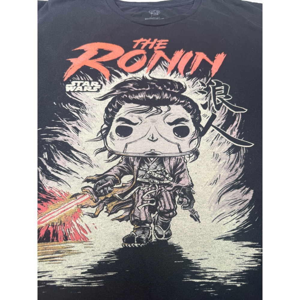 Star Wars Visions The Ronin Funko Pop Tees Black Graphic T-Shirt XXL Mens